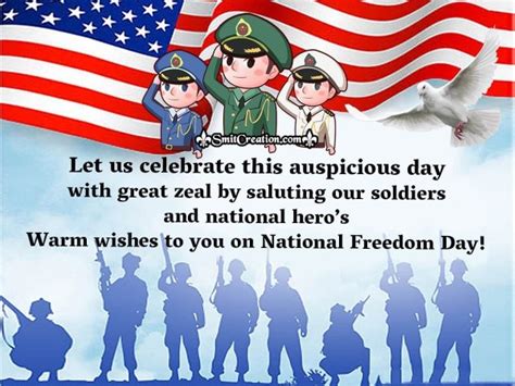 National Freedom Day Wishes - SmitCreation.com