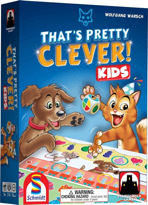 Amazon.com: Clever Kids by Stronghold Games, Family Board Game : Toys & Games