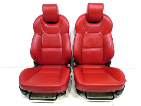 Replacement Hyundai Genesis Coupe Red Leather Seats 2009 2010 2011 2012 ...