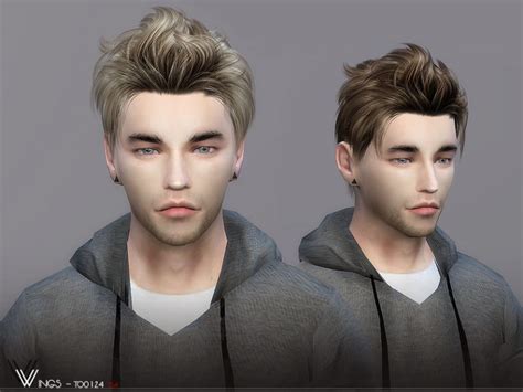 Male Hair TO0124 by wingssims - Liquid Sims