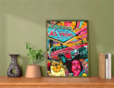 Fear and Loathing in Las Vegas Poster Natural Canvas Wall - Etsy