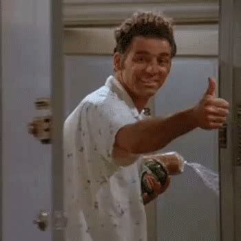 Kramer Thumbs Up - Seinfeld GIF - Seinfeld Kramer ThumbsUp - Discover & Share GIFs