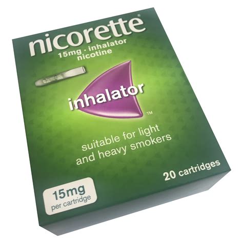 Nicorette Inhalator | Nicorette Inhaler - PostMyMeds