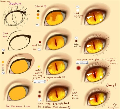 Step by Step - Cat EYE TUTORIAL by Saviroosje on DeviantArt