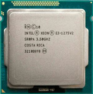 Intel Xeon E3-1275 V2 CPU Quad-Core 3.5GHz 8MB SR0PA LGA115 Processor 8threads 675901148443 | eBay