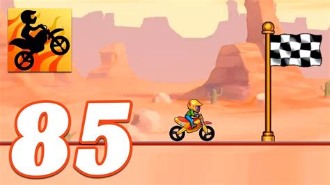 Bike Race Free - Top Motorcycle Racing Games - DESERT 2 LAST LEVEL - YouTube