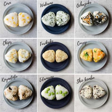 24 Vegetarian Onigiri Fillings (Japanese Rice Balls) - Chef JA Cooks