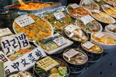 Traditional food market in Seoul, Korea. | Stock image | Colourbox