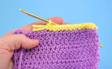 Single Crochet Border Edge to Clean Ugly Edges ⋆ Dream a Little Bigger