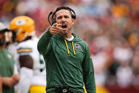 The Green Bay Packers' coach, Matt LaFleur, is being