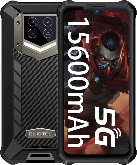 Buy 5g Unlocked Rugged Smartphone, OUKITEL WP15 15600mAh Large Capacity ...