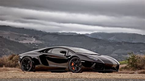 3 Black Lamborghini Aventador Wallpapers On the Mountain – My Blog