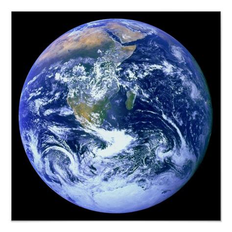 Earth Blue Marble Poster | Zazzle | Blue marble, Advantages of solar ...