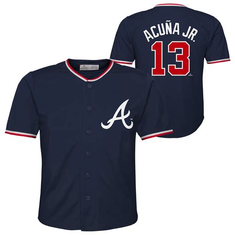 Atlanta Braves MLB Boys Short-Sleeve Player Jersey-Acuna - Walmart.com