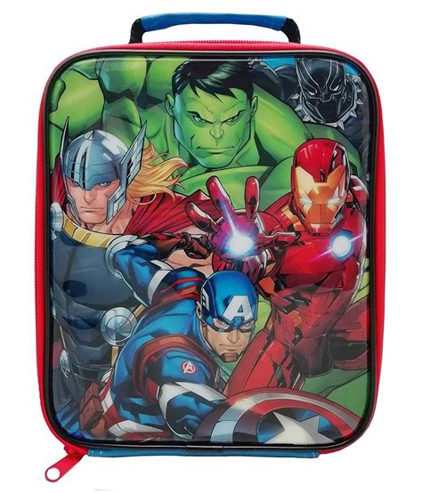 Marvel Avengers Lunch Bag #marvel #hulk #captainamerica School Lunch Bag, School Bags, School ...