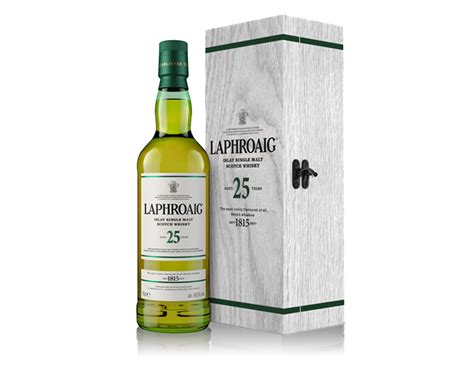 Laphroaig 25 Year Old Single Malt Scotch Cask Strength 750ml - Oak and ...