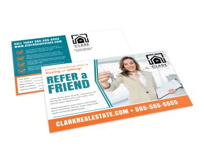 Real Estate Referral Postcards