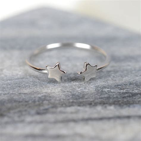 Sterling Silver Star Ring By Home & Glory | notonthehighstreet.com