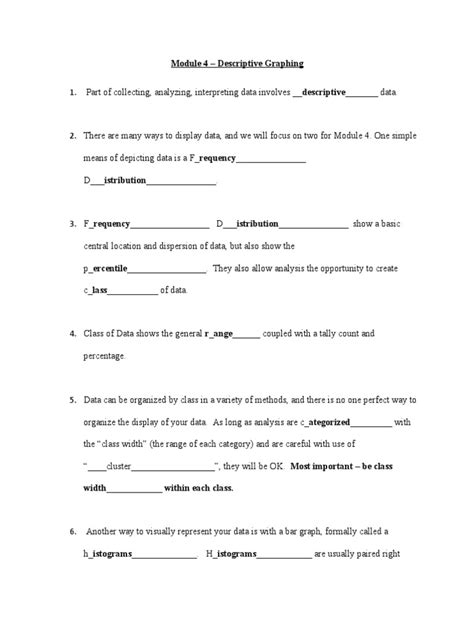 Descriptive Graphing | PDF | Statistics | Statistical Analysis