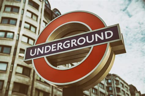 London Underground Sign Royalty-Free Stock Photo