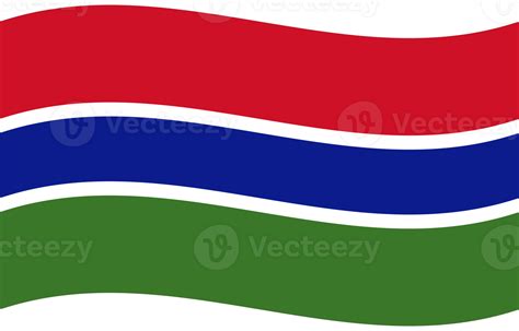 Gambia flag wave. Gambia flag. Flag of Gambia 27292173 PNG