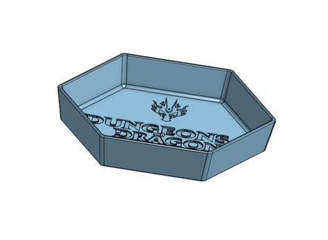 Dungeons & dragons dice tray by JiK | Download free STL model | Printables.com