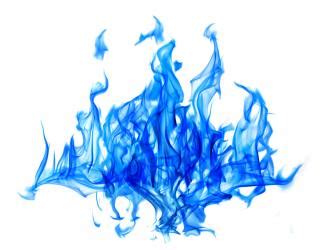 Blue Fire Background Png - Desconchadamente