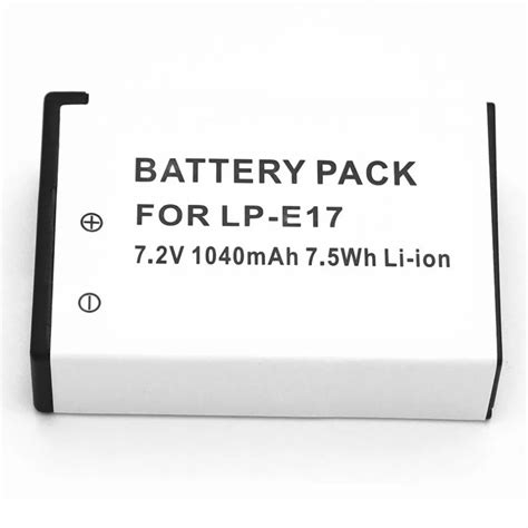 LP E17 LPE17 Digital Battery Pack for Canon Cameras EOS Rebel T6i 750D ...