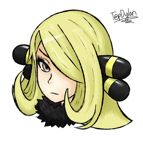 Pokemon - Cynthia Portrait by TopDylan on DeviantArt