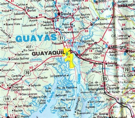 Mapa de Guayaquil - Ecuador Noticias