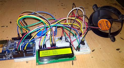 Temperature Based Fan Speed Control & Monitoring With Arduino