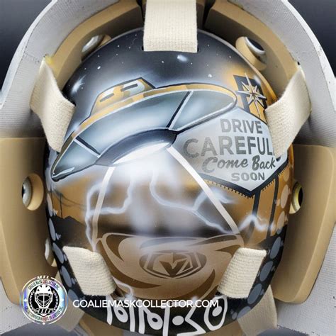 Adin Hill Goalie Mask Unsigned V3 2023 Las Vegas Tribute – Goalie Mask ...