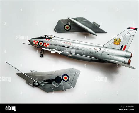 Damaged 1//72 scale model aircraft Stock Photo - Alamy