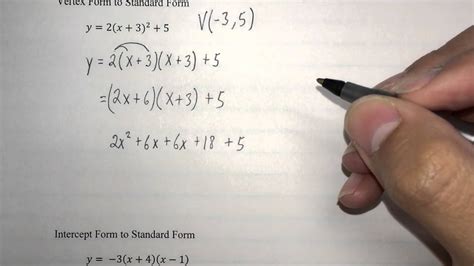 Write Quadratic Equations in Standard Form - YouTube