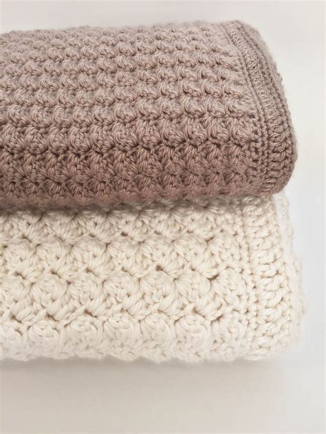 Chunky Bumpy Baby Blanket by Deborah O'Leary | Chunky baby blanket ...