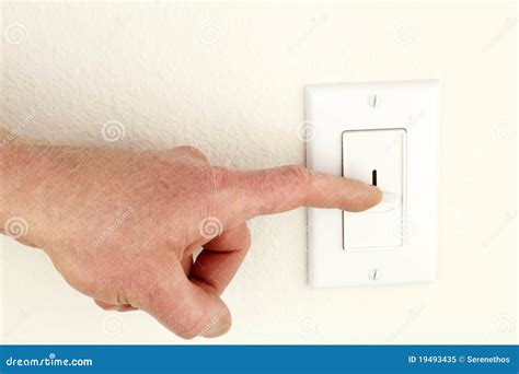 Turn Off Light Switch Royalty Free Stock Photo - Image: 19493435