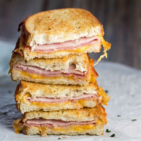 Air Fryer Grilled Ham and Cheese (Perfectly Melted Cheese!) | Bake It ...