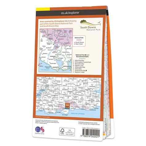 OS Map of Meon Valley | Explorer OL3 Map | Ordnance Survey Shop