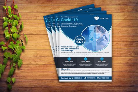 Covid-19 Flyer on Behance