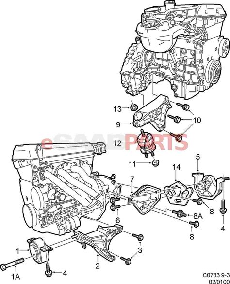 Saab Engine Parts Diagram
