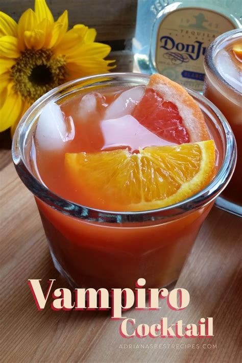 Vampiro Cocktail | Recipe in 2022 | Recipes, Alcohol drink recipes ...