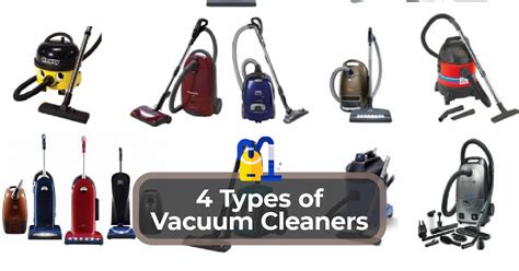 4 Types of Vacuum Cleaners | Popular Vacuum Cleaners Types