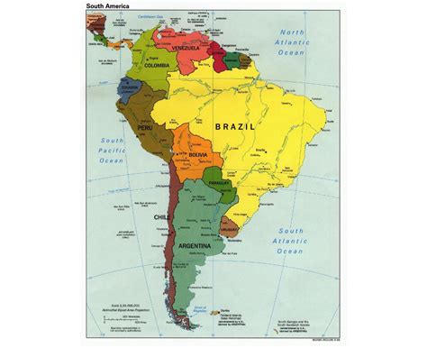 Maps of South America and South American countries | Collection of maps ...