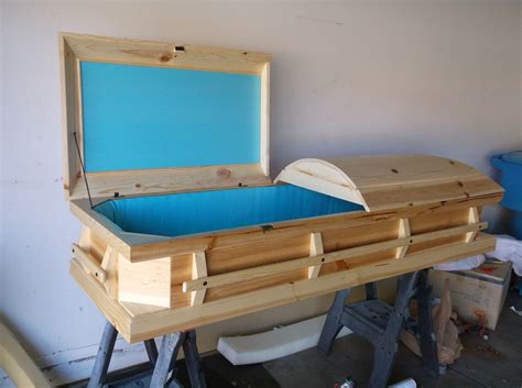 Casket I built and finished 2019 Wood Casket, Apple Cider Vinegar For ...