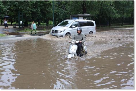 Severe storms and flash floods causes havoc in Milan, Italy -- Earth ...