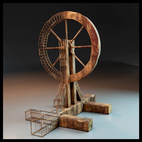 ArtStation - Breaking Wheel C Torture Device