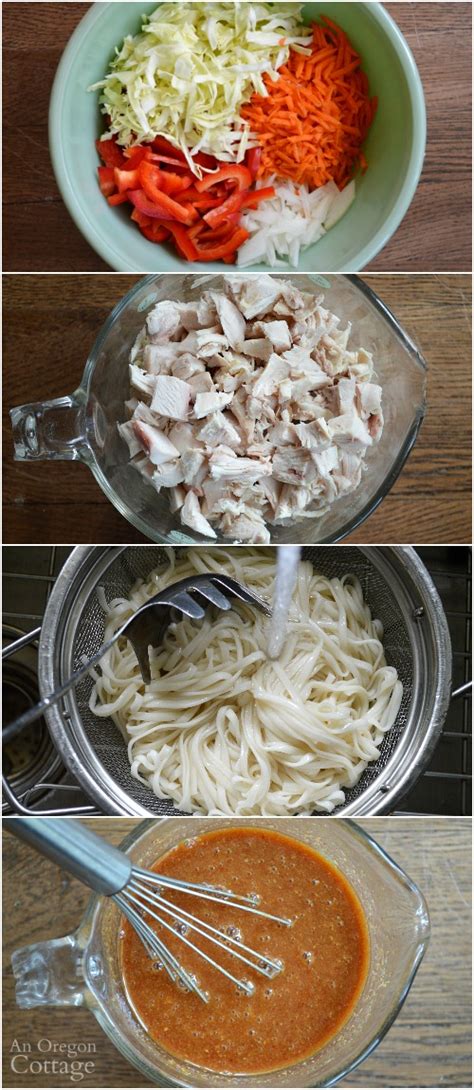 Spicy Chicken Noodle Salad - An Oregon Cottage