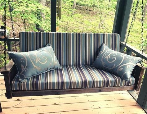 Custom Swing Cushions | Porch swing cushions, Outdoor furniture cushions, Outdoor swing cushions