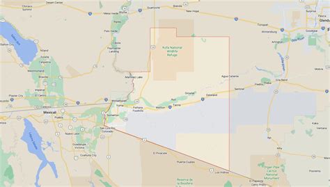 Cities and Towns in Yuma County, Arizona – Countryaah.com