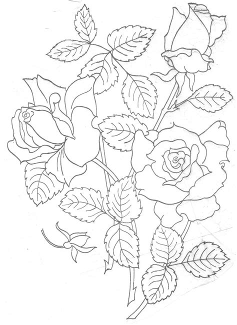 69 More Simple Embroidery Printable Floral Hand Embroidery Patterns SVG ...